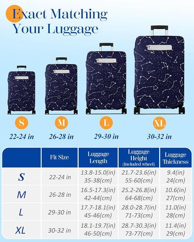 Slohif Luggage Cover for Suitcase Tsa Approved Protector - Leopard Luggage Sleeve Large Suit Case Cover Travel Stretch Baggage Case Protective Washable Fit 29-30 Inch in Saudi Arabia