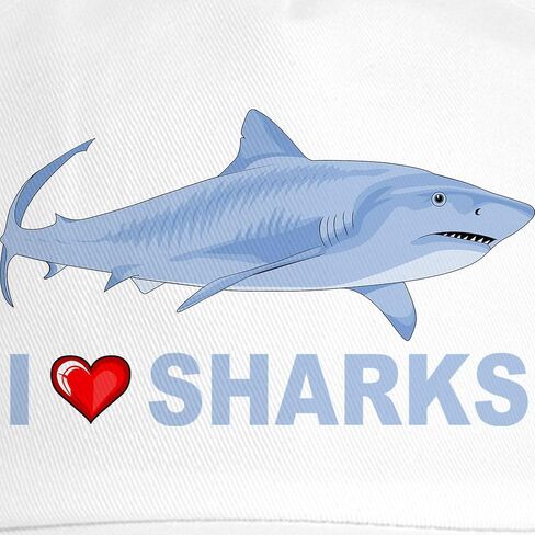Cafepress Peace Love Sharks Cap Capable Baseball Cap in Kuwait