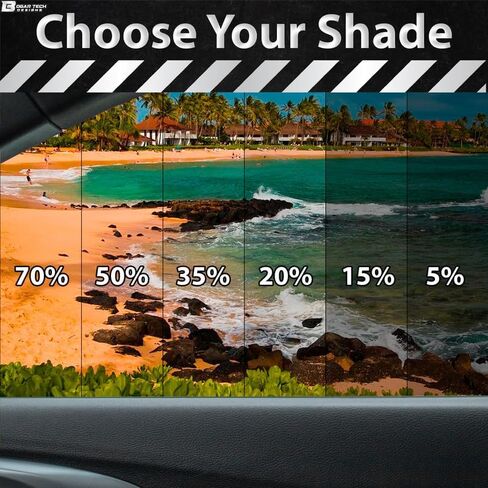 BOGAR TECH DESIGNS - Premium Nano Ceramic Precut Window Tint Film Kit Compatible with Ford Superduty F250 F350 F450 F550 PU 2017-2024 Front, 35% in Saudi Arabia