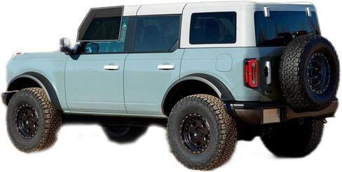 Precut Window Tint Film Front Two Door Windows Film Cars Sun Blocking Protection Privacy Anti Shatter Glass 2 Ply Computer Cut Any Tint Shade for Ford Bronco 4door 2021-2025 in Kuwait
