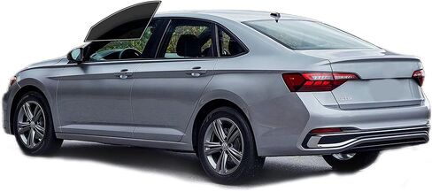 Precut Windows Tint Film All Sides Cars Sun Blocking Protection Privacy Anti Shatter Glass 2 Ply Film 25% Tint Shade kit for Volkswagen Jetta Sedan 2019-2024 in Kuwait