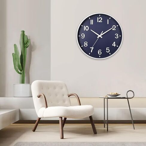 HZDHCLH ساعات الحائط تعمل بطارية ، ساعة الحائط الذهب الأخضر ، 8 بوصات ساعة الحائط صامتة غير موقوتة الأرقام ثلاثية الأبعاد الحديثة لمطبخ غرفة نوم غرفة المعيشة ديكور الفصل الدراسي in Kuwait