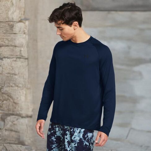 Under Armour Men's Tech 2.0 Long-Sleeve T-Shirt, (410) Academy / / Black, 3X-Large in Saudi Arabia