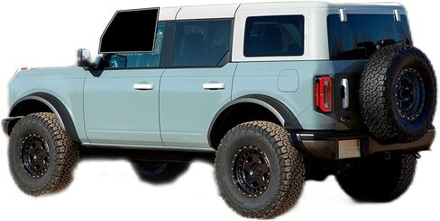 Precut Window Tint Film Front Two Door Windows Film Cars Sun Blocking Protection Privacy Anti Shatter Glass 2 Ply Computer Cut Any Tint Shade for Ford Bronco 4door 2021-2025 in Kuwait