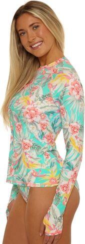 Salt Life Women's Rash Guard Top, Long Sleeve, UPF 50+, Uv Sun Protection, Beach Cover Ups in Saudi Arabia