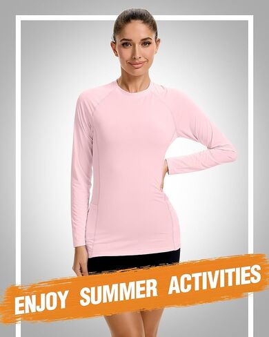 Janmercy 3 Pack Rash Guard for Women UPF 50+ SPF UV Sun Protects Twist قمصان تجريب طويلة الأكمام مع جيوب in Saudi Arabia