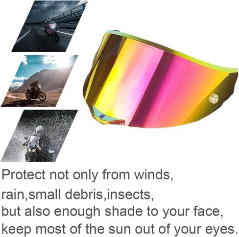 Pista Shield Replacement for AGV Pista GPR, Corsa-R, Pista GPRR Face Shield Race3 Visor Uv-Protection (Anti Fog Film) in Saudi Arabia