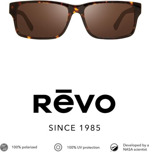 النظارات الشمسية Revo Finley: عدسة مستقطبة مع إطار مستطيل صديق للبيئة in Kuwait