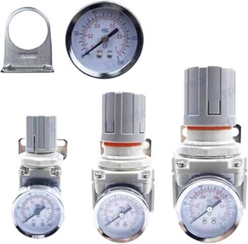 نوع SMC AR2000 1/4 منظم ضغط الهواء ضاغط صمام ضاغط 4 مم 6 مم 8 مم 10 مم 12 مم AR1000 AR3000 AR4000 AR5000 in Kuwait