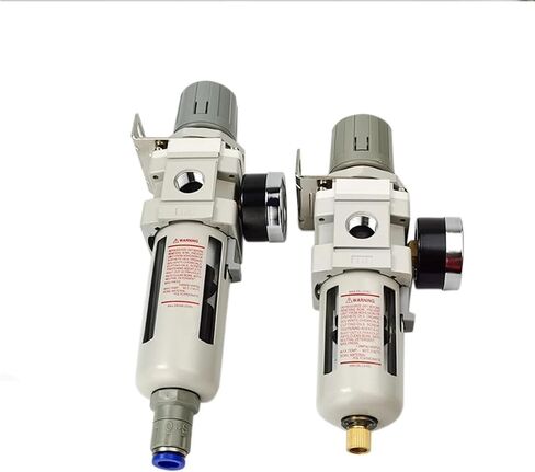 AW3000-03 Air Oil Mater Seperator Filter G3/8 '' Air Pressure Controller Filter Pneumatic Compressor Filter (AW3000-03 Fiber ، Manual) in Saudi Arabia