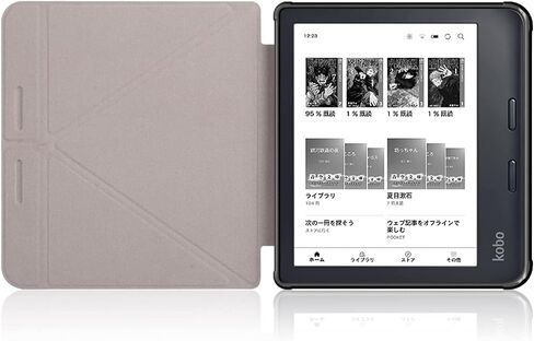 حافظة لجهاز Kobo Libra Color (2024) / Kobo Libra 2 (2021) لقارئ إلكتروني مقاس 7 بوصة، غطاء TPU مع تنبيه/غفو تلقائي، Z-Flower in Saudi Arabia