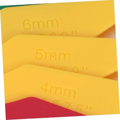Vaguelly 3pcs Car Brake Pad Thickness Measurement Tool Brake Gauge for Accurate Wear Detection and Safety Monitoring in Saudi Arabia