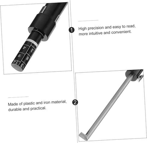 Cabilock 1Pc Brake Pad Thickness Measurement Tool Car Brake Detection Pen and Tire Tread Depth Gauge Ruler Durable for Accurate Measurement and Driving Safety in Saudi Arabia