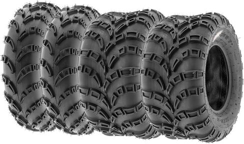 SunF A028 Off-Road ATV UTV Mud Tires 23x7-10 Front & 23x10-10 Rear, 6 PR Tubeless, Set of 4 in Saudi Arabia