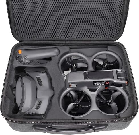 Avata 2 Carrying Case Portable Travel Bag for DJI Avata 2 Fly More Combo with Goggles 3 Storage Bag Crossbody Bags for DJI Avata 2 Accessories RC Motion 3 (C) in Kuwait