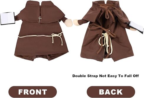 NACOCO Halloween Dog Doctor Costume - Pet Dentist Clothes Cat Funny Uniform Green Outfit Apparel Adjustable for Small Medium and Large Dogs(Green, XS) in Kuwait