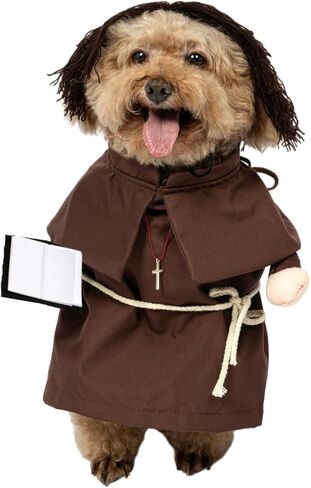 NACOCO Halloween Dog Doctor Costume - Pet Dentist Clothes Cat Funny Uniform Green Outfit Apparel Adjustable for Small Medium and Large Dogs(Green, XS) in Kuwait