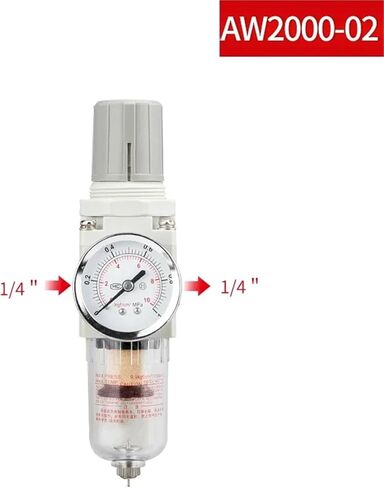 AW2000-02 AW3000-03 AW4000-04 ضاغط مرشح الهواء مرشح وحدة التحكم في زيت منظم ضغط الهواء الهوائي (AW4000-04D) in Kuwait