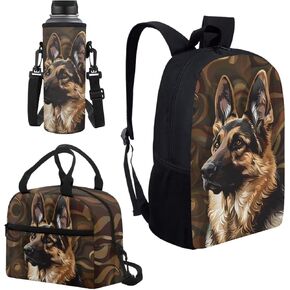 كيس مدرسة الأطفال Bass Fish Fish American Print 3 Pack Backpack for Boys with Box Box Cooler Water Bottle Cover Back to Schools Supplies in Kuwait