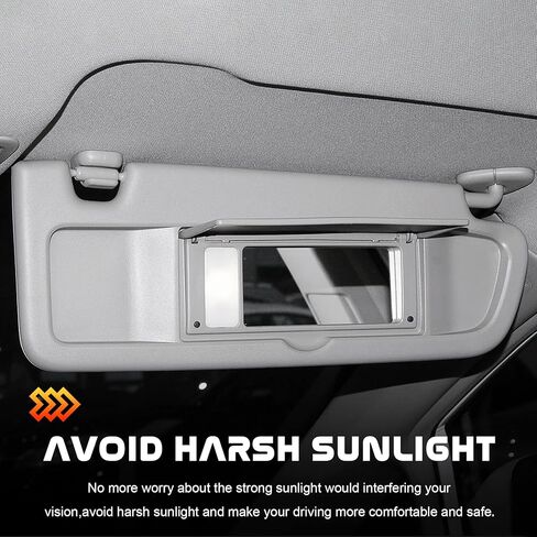 Gray Passenger Side Side Sun Visor Placent متوافق مع 2006 2007 2008 2008 2010 2011 Honda Civic ex Lx Sedan Si Coupe استبدال 83230-SNA-A01ZA in Saudi Arabia