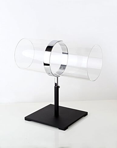 AMKO CSR-HD2 2-Tier Head Band Display - Acrylic Horizontal Headband Holder with 7 Inch Metal Base, Acrylic Height. Jewelry and Watch Organizers in Saudi Arabia