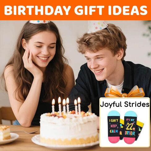 HAPPYPOP 21st Birthday Gifts Socks Ideas - Socks for 21 Year Olds Women Men, Best Gifts for 21 Year Olds, 21st Birthday Socks in Saudi Arabia