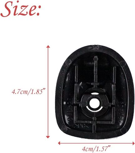 مقطع دعم RLB-Hilon Sun Visor 1GW25DX9AA متوافق مع Dodge Avenger و Chrysler Sebring 2011 2012 2013 ، Black Color ، 2pc in Kuwait