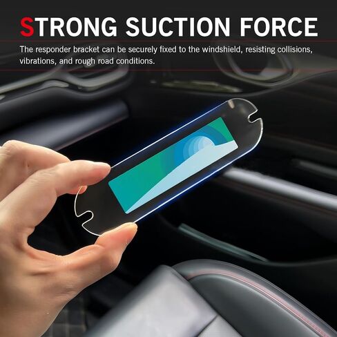 2 PCS EZ Pass Holder, Windshield Ipass Sticker Holder, Acrylic Transponder Holder, Windshield Sticker Holder with Strong Suction Cups, Universal for Most Toll Passes (Transparent) in Saudi Arabia