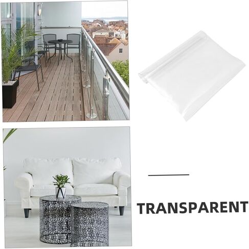 LIFKOME Transparent PVC Floor Mat for Hard Floors Easy to Clean Carpet Protector Multi-Functional Furniture Cover for Use in Saudi Arabia