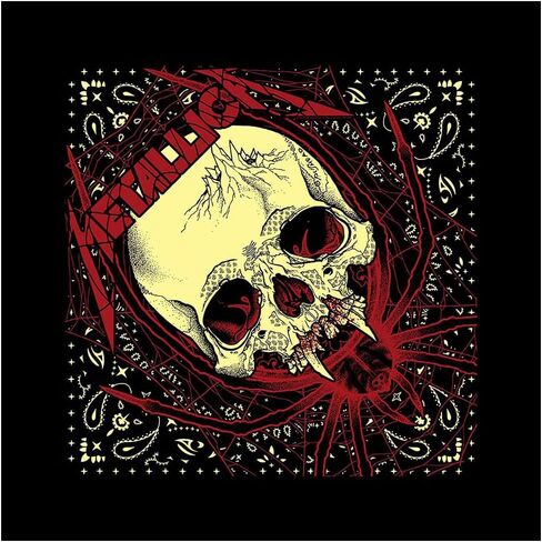 Metallica Spider Skull Bandana Black in Saudi Arabia