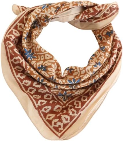 Indian Cotton Bandanas Scarfs, Necktie Face Mask, 100% Pure Cotton Bandanas, Unique Design Boho block print Scarf Gifts For Mom in Saudi Arabia