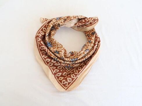 Indian Cotton Bandanas Scarfs, Necktie Face Mask, 100% Pure Cotton Bandanas, Unique Design Boho block print Scarf Gifts For Mom in Saudi Arabia