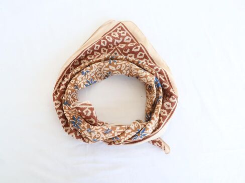 Indian Cotton Bandanas Scarfs, Necktie Face Mask, 100% Pure Cotton Bandanas, Unique Design Boho block print Scarf Gifts For Mom in Saudi Arabia