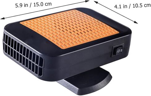 STOBAZA 1Pc Portable Car Heater Vehicle Windshield Defroster Defogger with Hollow Design for Efficient Heating for Cars Trucks More in Saudi Arabia