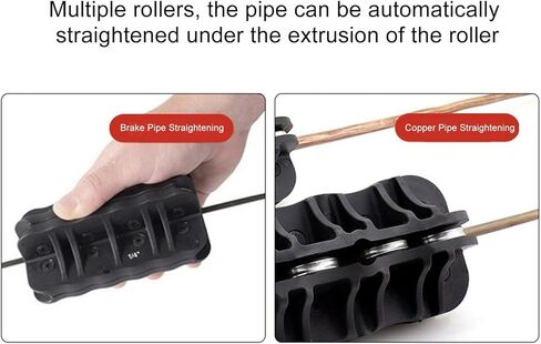Brake Line Straightening Tool Handheld Tubing Straightener Fuel Line Tool 1/8in Compact Ergonomic Grip for Brake Fuel Systems in Kuwait
