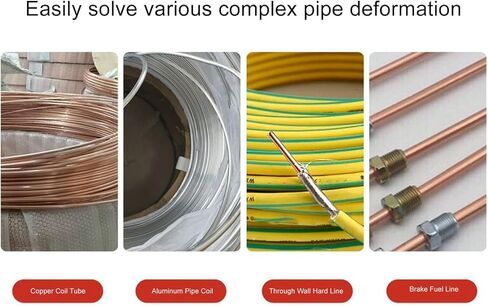 Brake Line Straightening Tool Handheld Tubing Straightener Fuel Line Tool 1/8in Compact Ergonomic Grip for Brake Fuel Systems in Kuwait