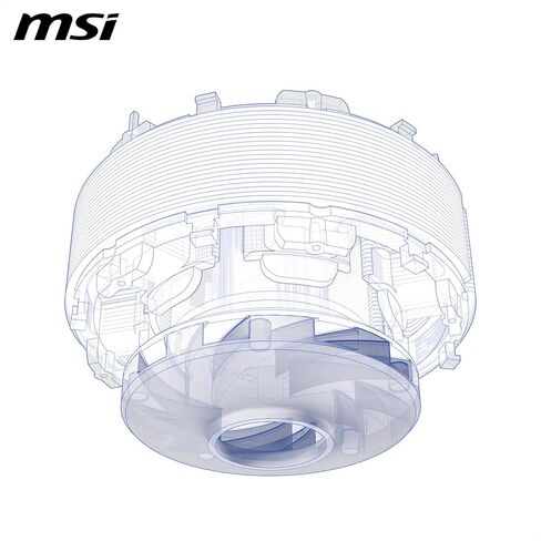 MSI MAG CORELIQUID 240R V2 AIO CPU Liquid Cooler - Rotatable ARGB Blockhead, Integrated Radiator Pump, Split-Flow Water Cooling, Evaporation-Proof Tubing, Easy to Install - AMD & Intel Compatible in Saudi Arabia