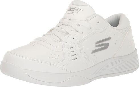 Skechers Women's Viper Court Smash (White/Aqua, 7) in Saudi Arabia