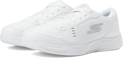 Skechers Women's Viper Court Smash (White/Aqua, 7) in Saudi Arabia