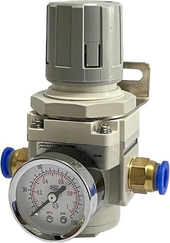 AR2000-02 AR3000-03 1/4'' Air Pressure Regulator Control Compressor Pump Gas Regulating Treatment Units with Gauge Adjustable(AR2000-02 PC8-02) in Saudi Arabia