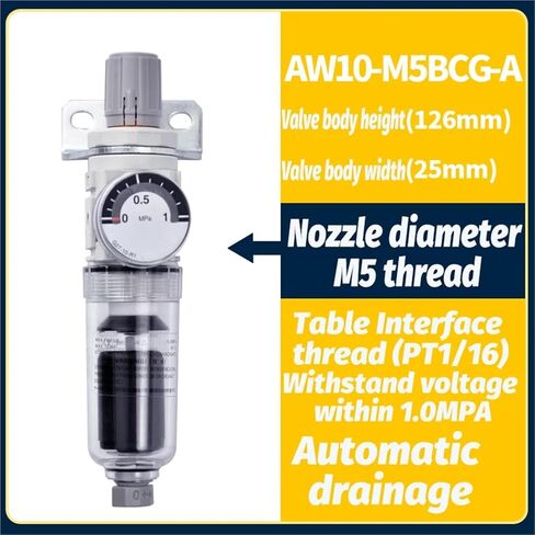 نوع SMC AW20/30-02E مرشح الهواء لمصدر الهواء المصدر للمياه مع ارتفاع ضغط ضغط صمام تنظيم الضغط (AW30-03E-B) in Kuwait