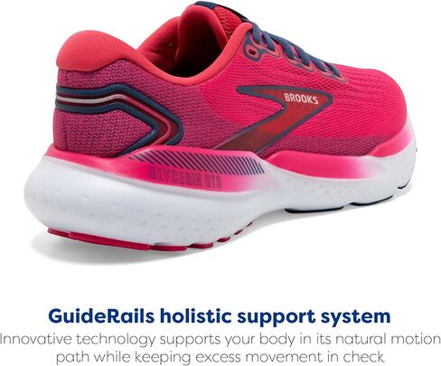 Brooks Women’s Glycerin GTS 21 Supportive Running Shoe - Lavender/Black/Copper - 5 Medium in Saudi Arabia