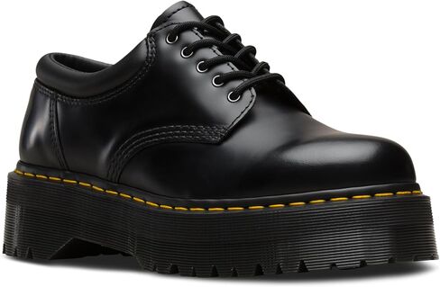 Dr. Martens 8053 Quad - Shoes for Women - Leather Upper - Padded Collar - PVC Midsole - Air-cushioned Outsole Vintage Taupe UK 5 (US Men's 6, Women's 7) Medium in Saudi Arabia