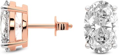 Diamond Deal IGI معتمد من 1.00 إلى 5.00 قيراط على شكل أقراط مزرعة من الماس 4-CAT in Kuwait