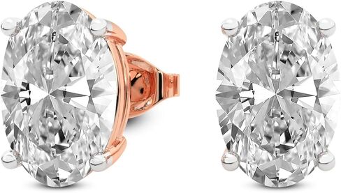 Diamond Deal IGI معتمد من 1.00 إلى 5.00 قيراط على شكل أقراط مزرعة من الماس 4-CAT in Kuwait