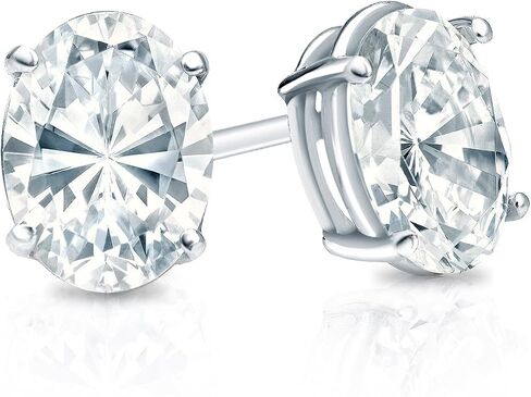 Diamond Deal IGI معتمد من 1.00 إلى 5.00 قيراط على شكل أقراط مزرعة من الماس 4-CAT in Kuwait