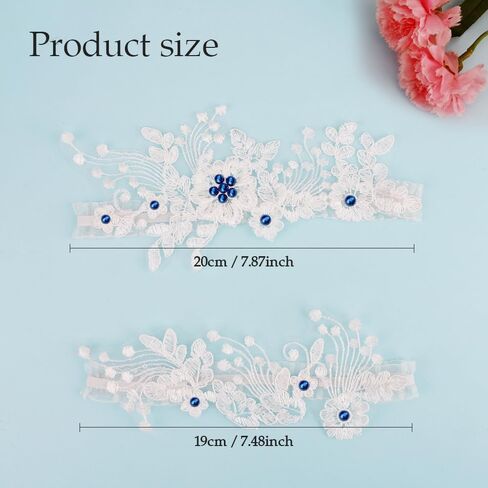 Garters for Bride, Bride Lace Wedding Thigh Leg Garter Belt Accessories for Women in Saudi Arabia