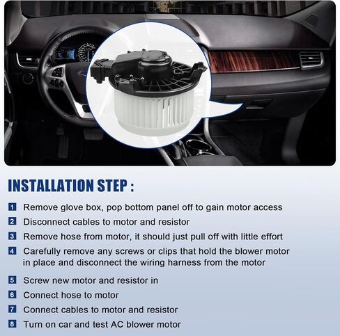 محرك منفاخ AC مع استبدال المعجبين يناسب 2007-2012 Toyota Yaris ، Scion XD 2008 2009 2012 2012 2013 2013 ، HVAC Blower Blower Assembly ، 700235 ، 8710352141 ، 871035214040 in Saudi Arabia