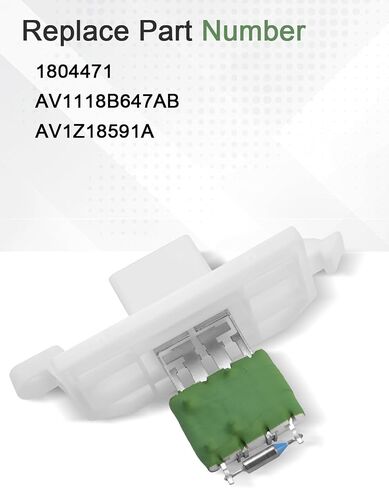 HVAC Blower Motor Resistor For Ford Escape 2013-2018 ، Fiesta 2014-2018 ، Focus 2012-2018 ، استبدل 984-583 ، RU827 ، 4P1791 ، 20699 in Kuwait