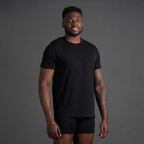 Skechers Men's Classic Fit Neck Undershirt ، Tag Free Thirts ، Camisetas خفيفة الوزن ، حزمة 6 رطوبة in Saudi Arabia